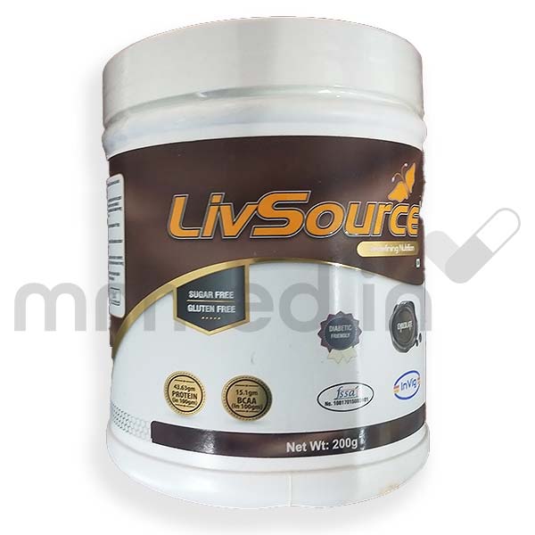 Buy LIVSOURCE 200GM CHOCOLATE FLAVOR Online Uses, Price, Dosage